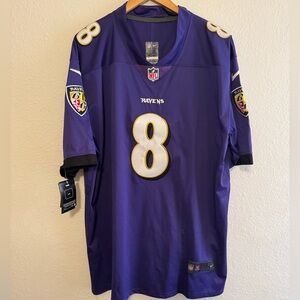 Baltimore Ravens Lamar Jackson #8 Nike Game Jersey Size XXXL NWT